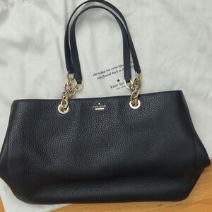 NEW Kate Spade murray street shoulder bag size large black leather